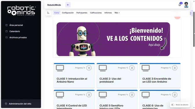 Plataforma Robotic Minds